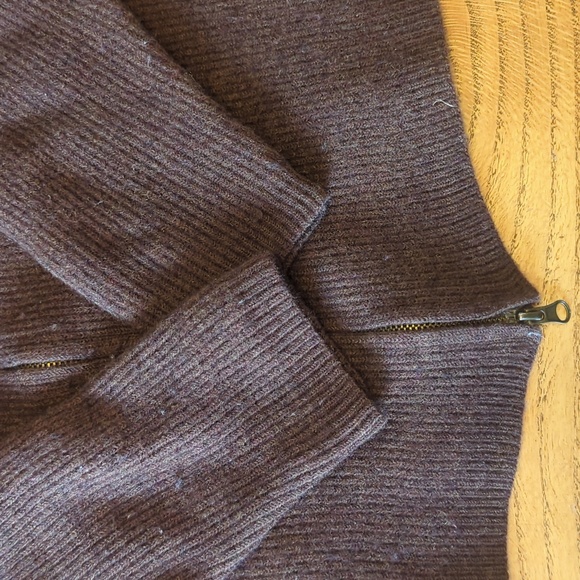 Merino wool double zip sweater - Picture 3 of 6